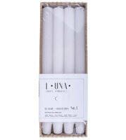 Świeca Luna 4 szt. biała