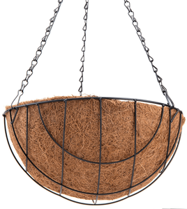 Kosz wiszący na kwiaty mata kokosowa 35cm