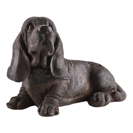 Dekoracja ogrodowa pies leżący