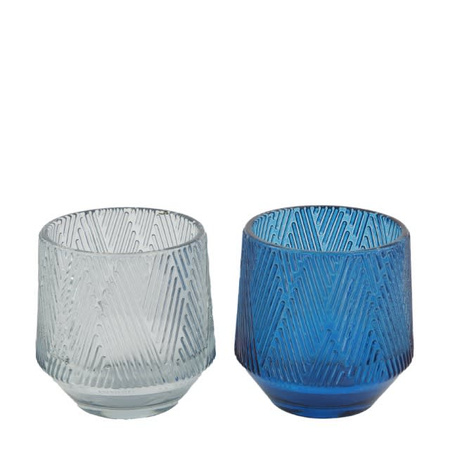 Świecznik na tealight niebieski