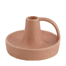 Świecznik ceramiczny z uchwytem