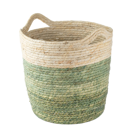 Kosz pleciony z uszami wys. 28 cm