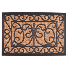 Wycieraczka Panama kokosowa guma FLORAL