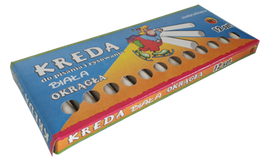 Kreda biała okrągła 12szt