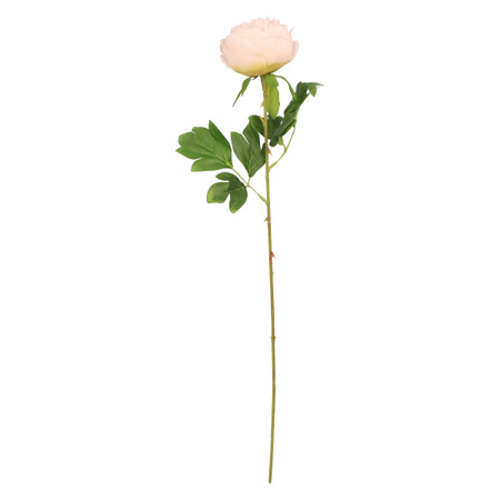 Sztuczna gałązka piwonia 60 cm różowa