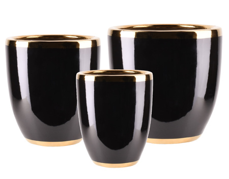 Zestaw Osłonek LOME złoto czarna