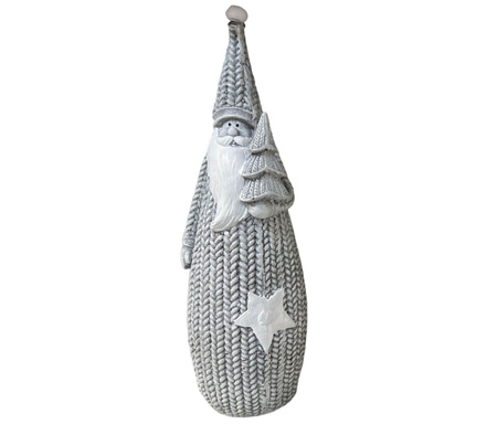 Figurka betonowa szaro-srebrna