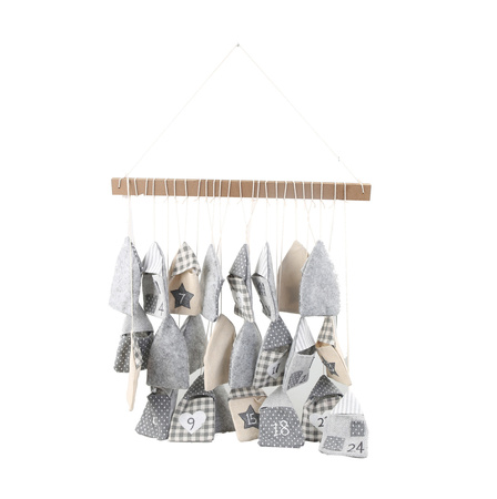 Kalendarz adwentowy materiałowy DIY