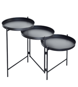 Stolik metalowy rozkładany