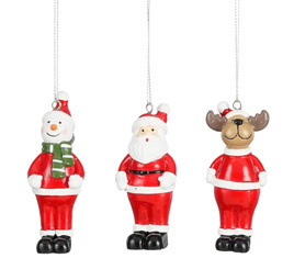 Zawieszka Mikołaj/renifer/bałwan