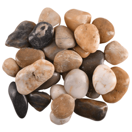 Kamienie dekoracyjne rzeczne wysoko polerowane mix 2-4cm 900gr