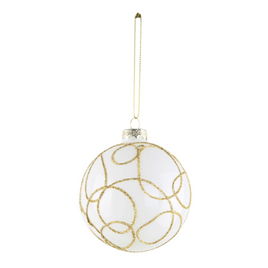Szklana bombka dekoracyjna