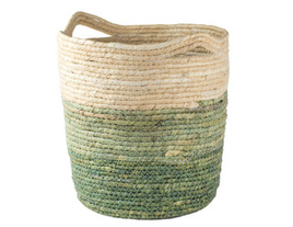 Kosz pleciony z uszami wys. 32 cm