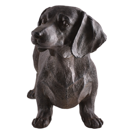 Dekoracja ogrodowa pies jamnik
