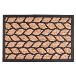 Wycieraczka Panama z kokosu i gumy LIŚCIE