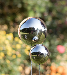 Kula dekoracyjna srebrna S