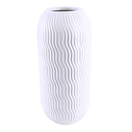Wazon ceramiczny biały LOBO