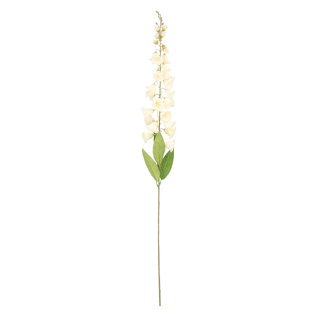 Sztuczna gałązka naparstnica 98 cm kremowa