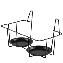 Podwójny kwietnik wiszący metalowy