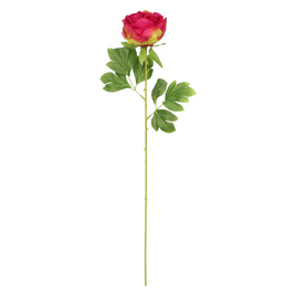 Sztuczna gałązka piwonia 60 cm czerwona