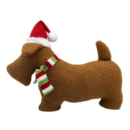 Poduszka świąteczna dekoracyjna pies 46 cm
