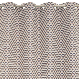 Zasłona KAPRIA na przelotkach 140 x 260 cm różowo-niebieska