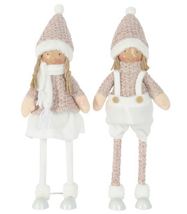 Figurka zimowa dziewczynka