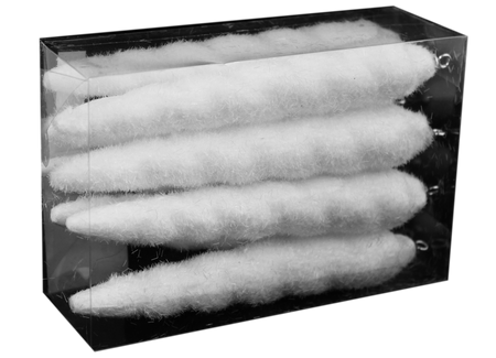 Zawieszki na choinkę - sople 8 szt. kpl.15 cm.