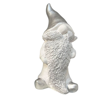 Figurka betonowa gnom z długa brodą