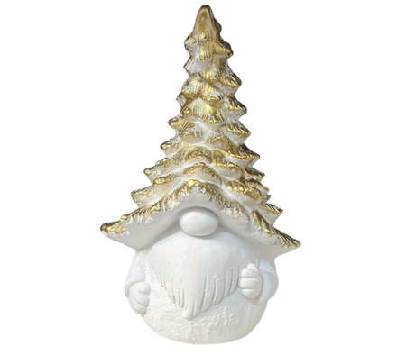 Figurka betonowa gnom z choinką