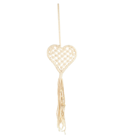 Zawieszka materiałowa serce mała