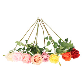 Sztuczna gałązka róża pojedyncza 64 cm