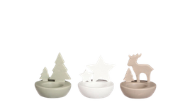 Świecznik świąteczny mix