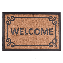 Wycieraczka Panama kokosowa guma WELCOME