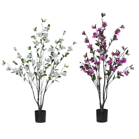 Drzewo magnolii sztuczne 110 cm 