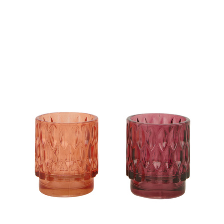 Świecznik szklany na tealight