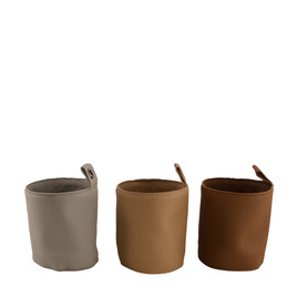 Osłonki skórzane mix 3 brązowych