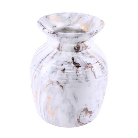 Wazon ceramiczny marmur biały MARBLE