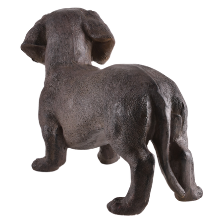 Dekoracja ogrodowa pies jamnik