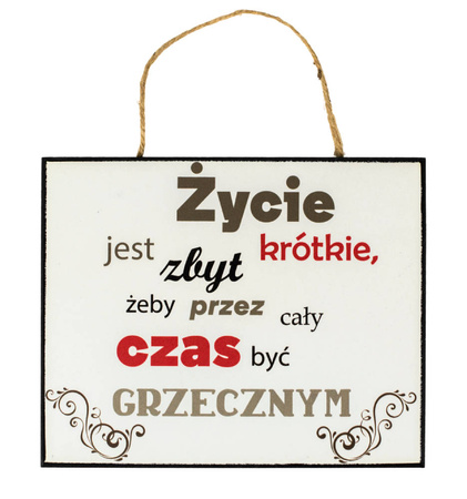 Tabliczka dekoracyjna MIX 22x18 cm