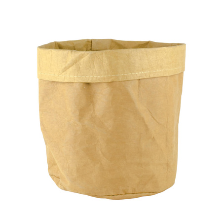 Doniczka worek dekoracyjny brąz 17cm