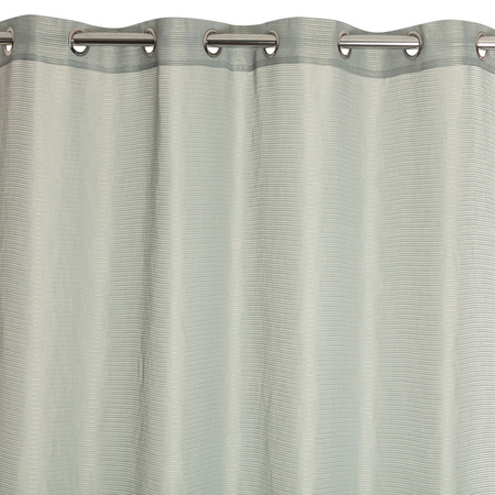 Firana CILIAN na przelotkach 140 x 260 cm zielona