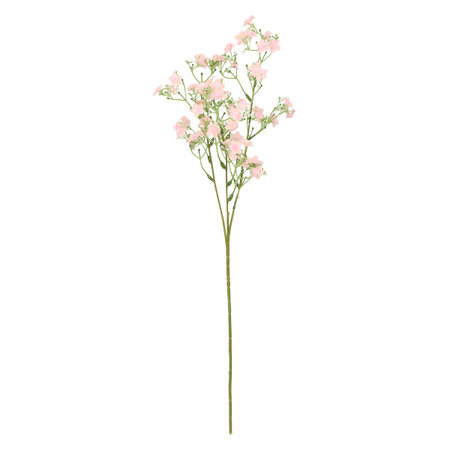 Sztuczna gałązka gipsówka 67 cm różowa