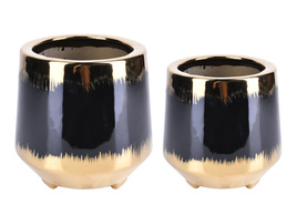 Zestaw Osłonek MOLLY czarno - złota