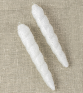 Zawieszki na choinkę - sople 8 szt. kpl.15 cm.