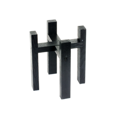 Drewniany stojak na donice czarny S