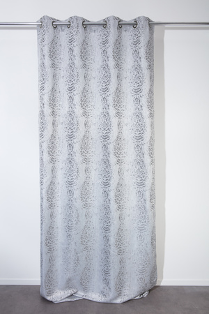 Zasłona CORALIA na przelotkach 140 x 280 cm szara