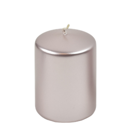 Świeca klasyczna metalik  róż