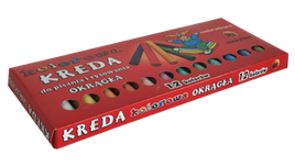 Kreda kolorowa okrągła 12szt
