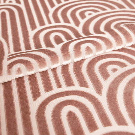 Zasłona AGATE na przelotkach 135 x 260 cm różowa